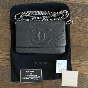 Chanel Crossbody WOC Black Caviar